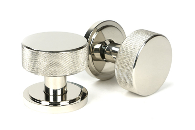 Polished Nickel Brompton Mortice/Rim Knob Set