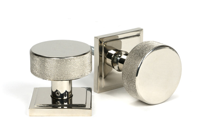 Polished Nickel Brompton Mortice/Rim Knob Set