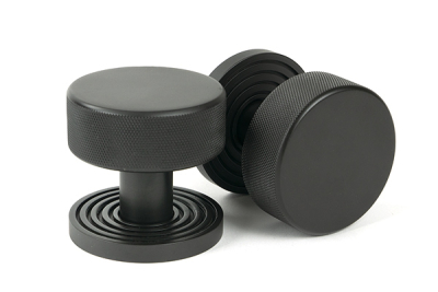 Aged Bronze Brompton Mortice/Rim Knob Set