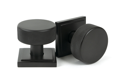 Aged Bronze Brompton Mortice/Rim Knob Set