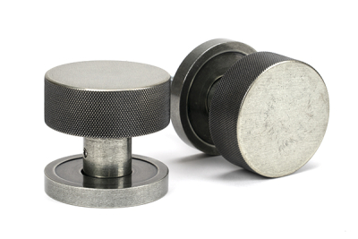Pewter Patina Brompton Mortice/Rim Knob Set