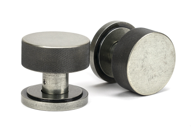 Pewter Patina Brompton Mortice/Rim Knob Set