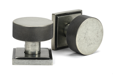 Pewter Patina Brompton Mortice/Rim Knob Set