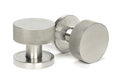 Satin Marine SS (316) Brompton Mortice/Rim Knob Set