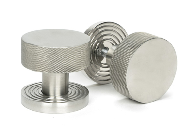 Satin Marine SS (316) Brompton Mortice/Rim Knob Set