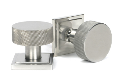 Satin Marine SS (316) Brompton Mortice/Rim Knob Set