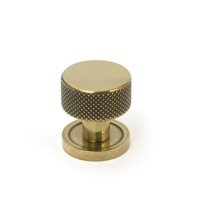 Aged Brass 25mm Brompton Cabinet Knob