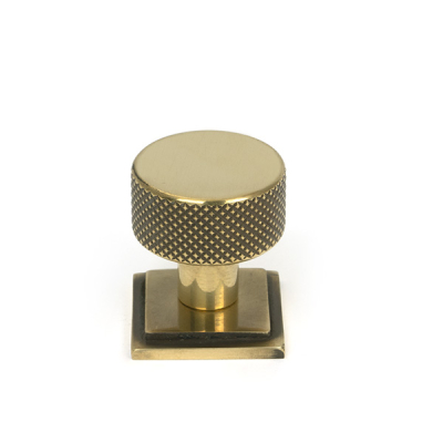 Aged Brass 25mm Brompton Cabinet Knob
