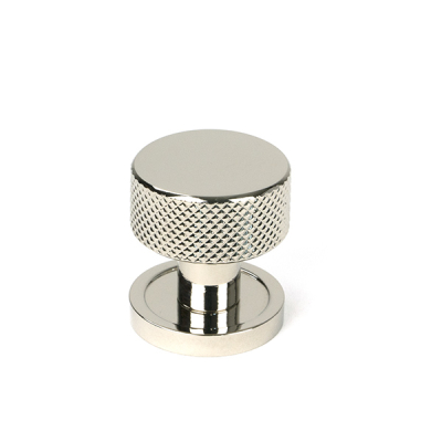 Polished Nickel 25mm Brompton Cabinet Knob