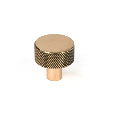Polished Bronze 25mm Brompton Cabinet Knob