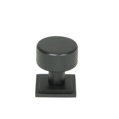 Matt Black 25mm Brompton Cabinet Knob