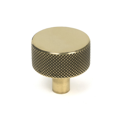 Aged Brass 32mm Brompton Cabinet Knob
