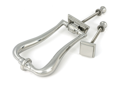 Polished Marine SS (316) Art Deco Door Knocker
