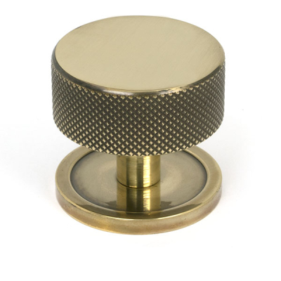 Aged Brass 38mm Brompton Cabinet Knob