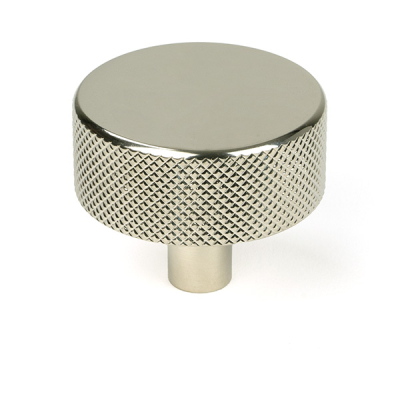 Polished Nickel 38mm Brompton Cabinet Knob