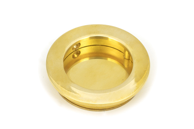 Polished Brass Plain Round Pull
