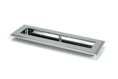 Polished Chrome Art Deco Rectangular Pull
