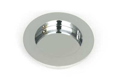 Polished Chrome Plain Round Pull