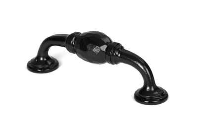 Black Hammered D Handle