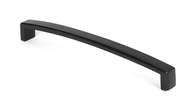 Black Ribbed Pull Handle