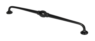 Black Hammered D Handle