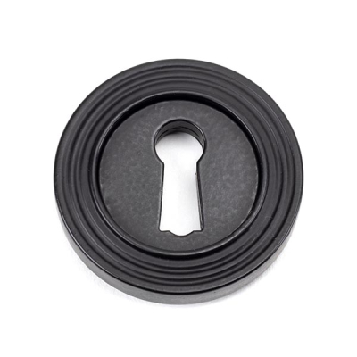 Matt Black Round Escutcheon