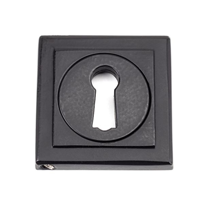Matt Black Round Escutcheon