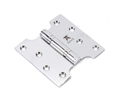 Polished Chrome Parliament Hinges SS (pair)