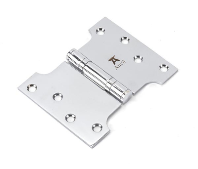 Polished Chrome Parliament Hinges SS (pair)