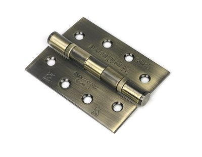 Aged Brass Ball Bearing Butt Hinge (pair) SS