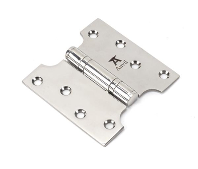 Polished Stainless Steel Parliament Hinges SS (pair)