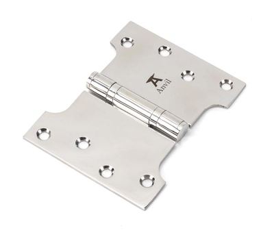 Polished Stainless Steel Parliament Hinges SS (pair)