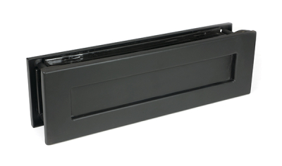 Matt Black Traditional Letterbox