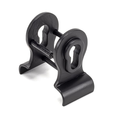 Matt Black 50mm Euro Door Pull (Back to Back Fixings)