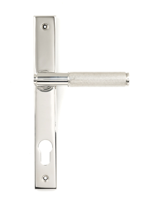 Polished Marine SS (316) Brompton Slimline Lever Espag. Lock Set