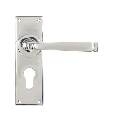 Polished Marine SS (316) Avon Lever Euro Lock Set