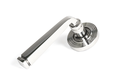 Polished Marine SS (316) Avon Round Lever on Rose Set (Sprung)