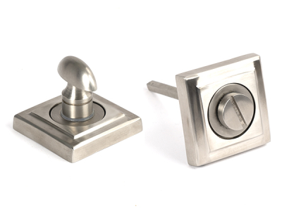 Satin Marine SS (316) Round Thumbturn Set