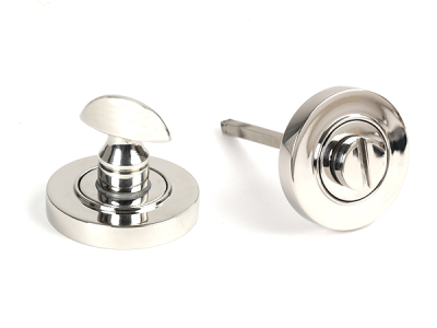 Polished Marine SS (316) Round Thumbturn Set
