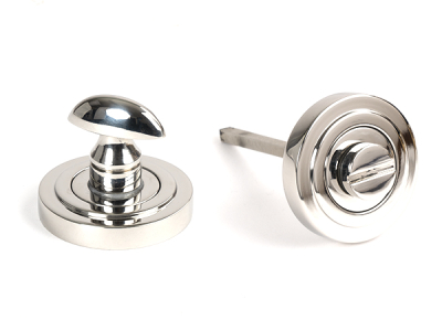 Polished Marine SS (316) Round Thumbturn Set