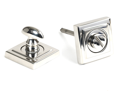 Polished Marine SS (316) Round Thumbturn Set