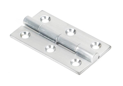 Satin Chrome Butt Hinge (pair)