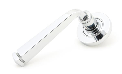 Polished Chrome Avon Round Lever on Rose Set (Unsprung)