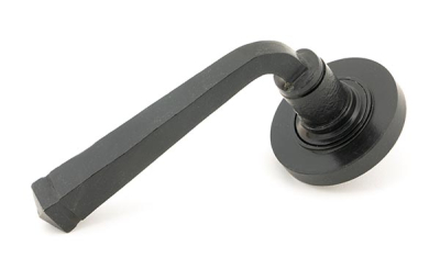 External Beeswax Avon Round Lever on Rose Set (Unsprung)