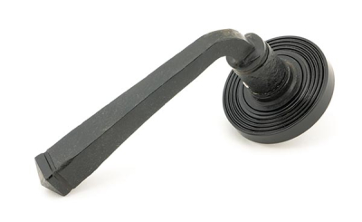 External Beeswax Avon Round Lever on Rose Set (Unsprung)