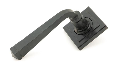 External Beeswax Avon Round Lever on Rose Set (Unsprung)