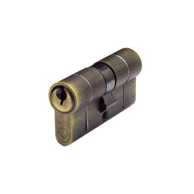 5-Pin Double Euro Cylinders - Antique Brass
