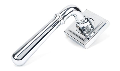 Polished Chrome Newbury Lever on Rose Set (Unsprung)