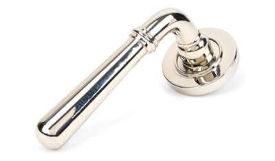 Polished Nickel Newbury Lever on Rose Set (Unsprung)