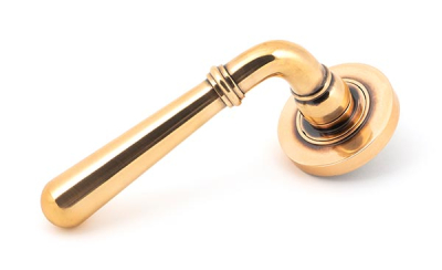 Polished Bronze Newbury Lever on Rose Set (Unsprung)